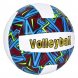 Ігровий волейбольний м'яч для волейболу офіційний розмір MS 3627 Червоно-блакитний (IGR24)