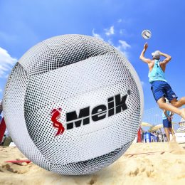 Игровой волейбольный мяч для игры в волейбол официальный размер MS 3695 Белый (IGR24)