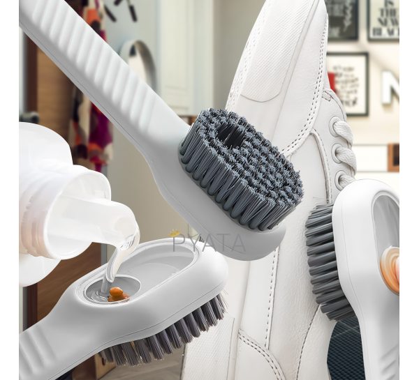 Универсальная щетка для обуви с резервуаром для моющего средства с автоматическим разрядом жидкости 521-2348 Белый (205)