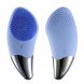 Электрическая силиконовая массажная щетка-массажер для чистки лица Sonic Facial Brush BR-020 Синий (509)
