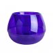 Горщик для орхідей "Сфера" 22х16 см 1,3л ⌀ 14 см фіолетовий прозорий/116008/2469