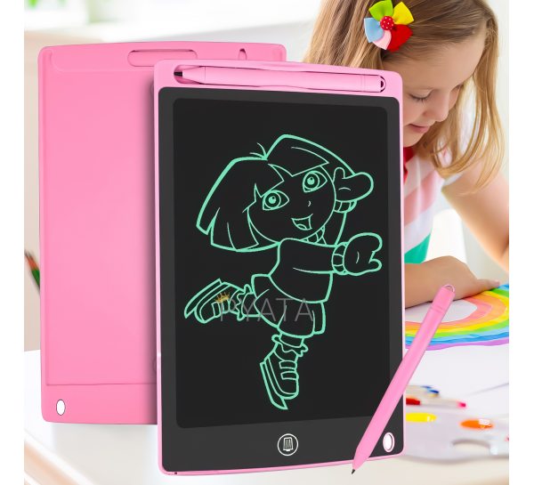Детский графический планшет для рисования LCD Writing Tablet 8,5" Розовый