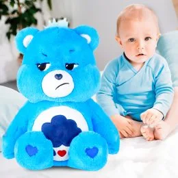 Дитяча м'яка плюшева іграшка Дбайливий Ведмедик Care Bears Злюка Блакитний (HA-2)