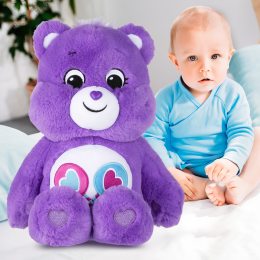 Детская мягкая плюшевая игрушка Заботливый Мишка Care Bears игривый Фиолетовый (HA-2)