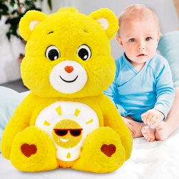Детская мягкая плюшевая игрушка Заботливый Мишка Care Bears подозрительный Желтый (HA-2)