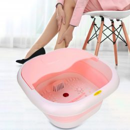 Ванна для ног с гидромассажем SQ-368 Footbath Massager Розовый