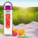 Бутылка для напитков с фруктами Fruit Water Bottle 800 мл розовый (В)