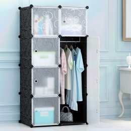 Пластикова складана шафа Storage Cube Cabinet MP-28-51 76*37*146 cm/509