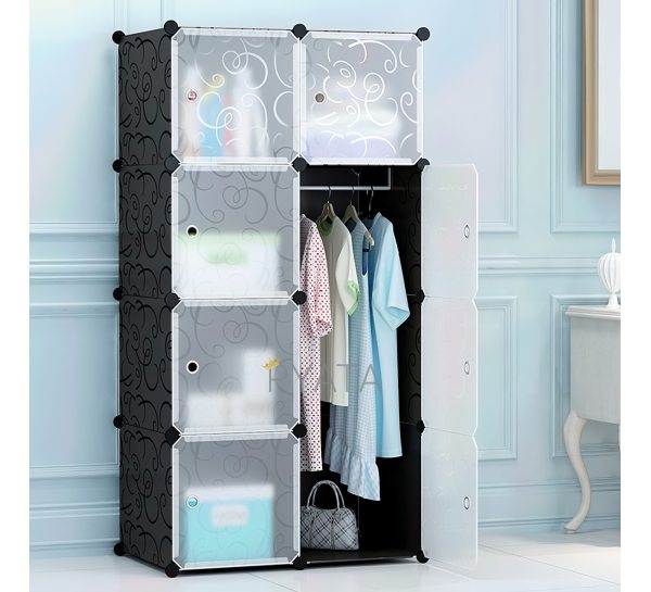 Пластикова складана шафа Storage Cube Cabinet MP-28-51 76*37*146 cm/509