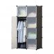 Пластиковый складной шкаф Storage Cube Cabinet MP-28-51 76*37*146 cm/509