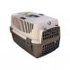 Переноска для котів і собак до 6 кг РТ-100 бежевий/DRK