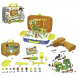 Детский разивающий конструктор мозаика с шуруповертом в чемоданчике-кейсе для хранения Portable Platter 251 деталей (518)