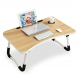 Раскладной деревянный столик для завтраков и ноутбука с подставкой для телефона/планшета (626)