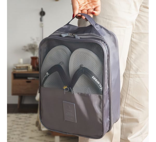 Дорожня сумка-органайзер для взуття та речей Travel Series Shoes Pouch Сірий (509)