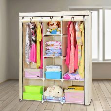 Шкаф тканевый storage wardrobe 88130 бежевая