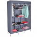 Складна каркасна тканинна текстильна шафа на 3 секції Storage Wardrobe 88130 Сірий (N-14)