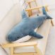 Детская мягкая плюшевая антистресс игрушка-подушка обнимашка Shark Doll "Акула" 60 см (237)