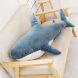 Дитяча м'яка плюшева антистрес іграшка-подушка обіймашка Shark Doll "Акула" 100 см (237)