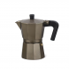 Гейзерна кавоварка на 9 чашок MR-1666-9-BLACK 450 мл Мідний (235)