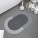 ‌Влагопоглощающий-антискользящий коврик в ванную AND185 60х40см Серый (205)