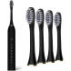 Электрическая звуковая зубная щетка с аккумулятором 3 насадки Sonic Toothbrush X-3 LY-393 Черная (205)