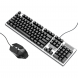 Ігровий набір мембрана клавіатура+мишка з RGB підсвіткою HOCO GM18 Luminous Gaming (206)