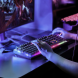 Ігровий набір мембрана клавіатура+мишка з RGB підсвіткою HOCO GM18 Luminous Gaming (206)