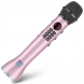 Бездротовий вокальний караоке мікрофон MicMagic L-598 Рожевий (205)