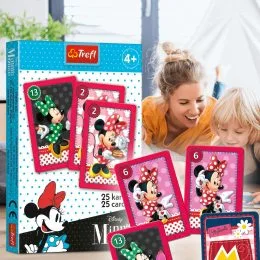 Детская настольная игра игровые карты "Минни Маус" Trefl 25 карт (08486) (SB)