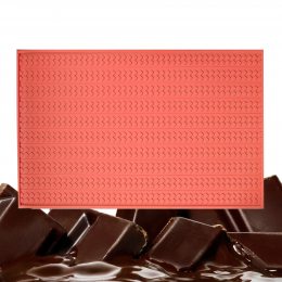 Коврик силиконовый для заливки шоколада "Ромб" 55 х 36 см/204
