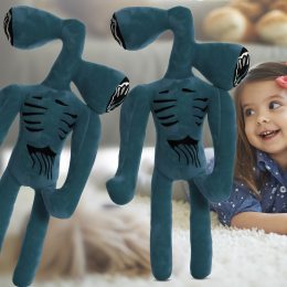 Дитяча м'яка іграшка Сиреноголовий Siren Head Синій (225)