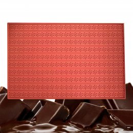 Коврик силиконовый для заливки шоколада "Цветочки" 55 х 36 см/204