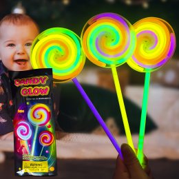 Детские светящиеся конфеты-леденцы на палочке CANDY GLOW (SD)