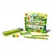 Детский канцелярский школьный набор с футляром Stationery Set Animal World 6 в 1 8002 Зеленый (SD)