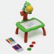 Детский столик проектор для рисования набор с проектором 24 слайда и фломастеры Projector Painting 632356 Зеленый (SD)