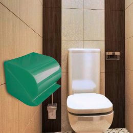 Держатель для туалетной бумаги МТМ зеленый/DRK