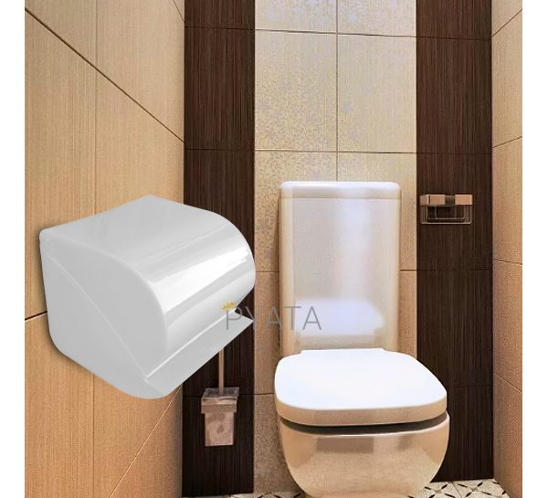 Тримач для туалетного паперу МТМ бiлий/DRK