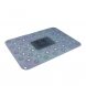 Массажный коврик квадратный в ванну MASSAGE BATH MAT голубой/205/1646