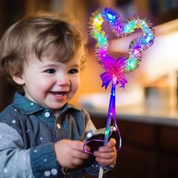 Дитяча світлодіодна LED чарівна новорічна паличка для дитини Мишеня