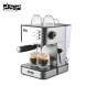 Кавомашина напівавтоматична з капучинатором DSP Espresso Coffee Maker KA3091 на 2 чашки Срібна (239)