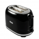 Электрический  автоматический горизонтальный тостер для хлеба на 2 тоста 850W DSP Черный (239)