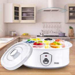 Електрична домашня йогуртниця для приготування йогурту з таймером SP KA 4010 (239)
