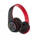 Бездротові навушники з мікрофоном, підтримкою TF-карти та Led-підсвіткою B39 Black+Red/205