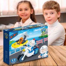 Конструктор "Поліція" мотоцикл/Banbao/7018/SB