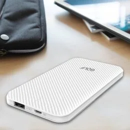 Повер банк 8 000 mAh Golf D-80 Power bank с фонариком белый