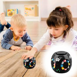Іграшка головоломка антистрес Puzzle Ball Magic Spinner Cube 633-117M Чорний/245