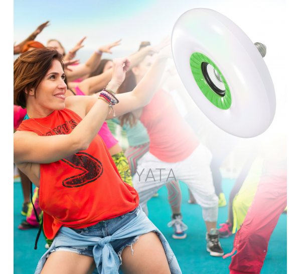 Блютуз лампочка цветная Led Music Bulb Bluetooth RGBW-15W с пультом/EL-2358