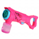 Детская игрушечная винтовка для запуска мыльных пузырей с ручкой 2 режима запуска 31см P81158 Розовый (I24)