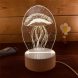 Настільний 3д світильник 3D Desk Lamp Медуза (205)