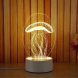 Настільний 3д світильник 3D Desk Lamp Медуза (205)
